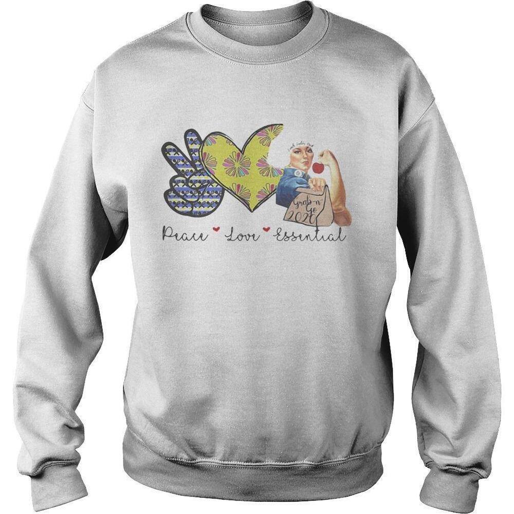 Peace Love Essential Lunch Lady Sweatshirt
